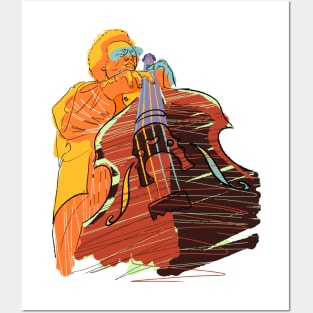 Mingus Double Bass Jazz Posters and Art